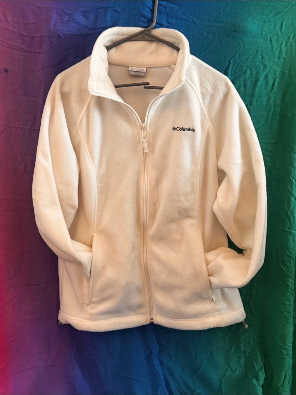 Columbia Cream Full-Zip Kids Fleece Jacket
